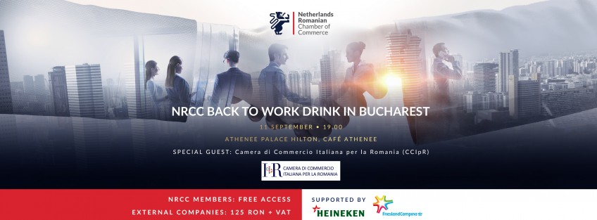 NRCC BACK-TO-WORK DRINK BUCHAREST SEPTEMBER 2019