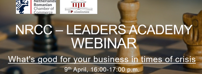NRCC-LEADERS ACADEMY Webinar: What's good for your business in times of crisis